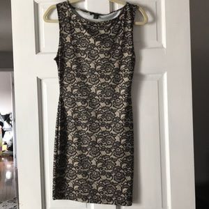Lace Print Dress